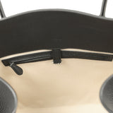 The Row Soft Margaux 17 Bag Black Calfskin Silver Hardware - Thumbnail View 10