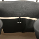 The Row Soft Margaux 17 Bag Black Calfskin Silver Hardware - Thumbnail View 11