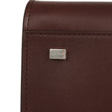 The Row Soft Margaux 12 Bag New Burgundy Saddle Leather Silver Hardware - Thumbnail View 8