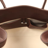 The Row Soft Margaux 12 Bag New Burgundy Saddle Leather Silver Hardware - Thumbnail View 10
