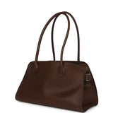 The Row Margaux Shoulder 12 Deep Brown Saddle Silver Hardware - Thumbnail View 5