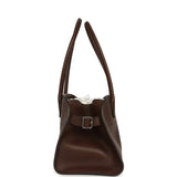 The Row Margaux Shoulder 12 Deep Brown Saddle Silver Hardware - Thumbnail View 3