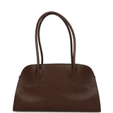 The Row Margaux Shoulder 12 Deep Brown Saddle Silver Hardware - Thumbnail View 4