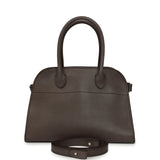 The Row Soft Margaux 10 Bag Mid Grey Saddle Leather Silver Hardware - Thumbnail View 1