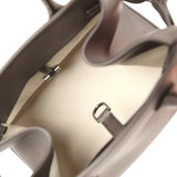 The Row Soft Margaux 10 Bag Mid Grey Saddle Leather Silver Hardware - Thumbnail View 9