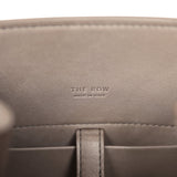 The Row Soft Margaux 10 Bag Mid Grey Saddle Leather Silver Hardware - Thumbnail View 11
