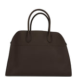 The Row Soft Margaux 15 Bag Deep Brown Calfskin Silver Hardware - Thumbnail View 1