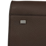 The Row Soft Margaux 15 Bag Deep Brown Calfskin Silver Hardware - Thumbnail View 8