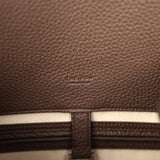 The Row Soft Margaux 15 Bag Deep Brown Calfskin Silver Hardware - Thumbnail View 11