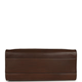 The Row Marlo 14 Tote Bag Deep Brown Saddle Silver Hardware - Thumbnail View 6