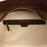 The Row Marlo 14 Tote Bag Deep Brown Saddle Silver Hardware - Thumbnail View 10