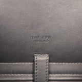 The Row Margaux 15 Ceinture Bag Fango Canvas, Black Saddle Gold Hardware - Thumbnail View 10