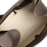 The Row Soft Margaux 12 Bag Deep Brown Calfskin Silver Hardware - Thumbnail View 9