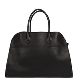 The Row Soft Margaux 15 Bag Black Saddle Gold Hardware - Thumbnail View 1