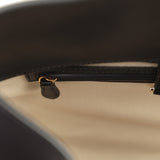 The Row Soft Margaux 15 Bag Black Saddle Gold Hardware - Thumbnail View 9