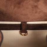 The Row Soft Margaux 15 Bag Mocha Suede Gold Hardware - Thumbnail View 9