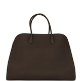 The Row Soft Margaux 17 Bag Deep Brown Calfskin Silver Hardware - Thumbnail View 4
