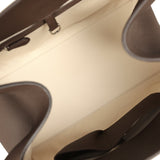 The Row Soft Margaux 17 Bag Deep Brown Calfskin Silver Hardware - Thumbnail View 9