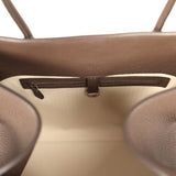 The Row Soft Margaux 17 Bag Deep Brown Calfskin Silver Hardware - Thumbnail View 10