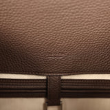 The Row Soft Margaux 17 Bag Deep Brown Calfskin Silver Hardware - Thumbnail View 11