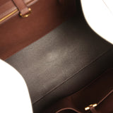 The Row Margaux 15 Ceinture Bag Ivory Canvas, Kentucky Saddle Gold Hardware - Thumbnail View 8