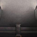The Row Margaux 17 Ceinture Bag Dark Brown Canvas, Black Saddle Gold Hardware - Thumbnail View 11