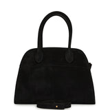 The Row Soft Margaux 10 Bag Black Suede Gold Hardware - Thumbnail View 1