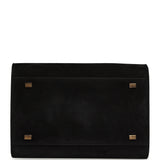 The Row Soft Margaux 10 Bag Black Suede Gold Hardware - Thumbnail View 6