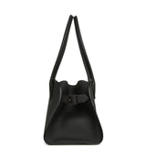 The Row Soft Margaux Shoulder 12 Bag Black Calfskin Silver Hardware - Thumbnail View 3