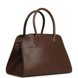 The Row Soft Margaux 10 Deep Brown Saddle Silver Hardware - Thumbnail View 2