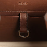 The Row Soft Margaux 10 Deep Brown Saddle Silver Hardware - Thumbnail View 10