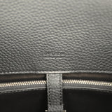 The Row Soft Margaux Shoulder 12 Bag Black Calfskin Silver Hardware - Thumbnail View 11