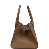 The Row Soft Margaux 10 Dark Muschio Calfskin Silver Hardware - Thumbnail View 3