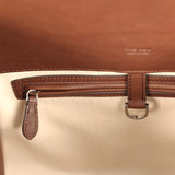 The Row Soft Margaux 17 Bag Deep Brown Saddle Silver Hardware - Thumbnail View 11