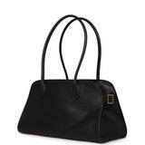 The Row Margaux Shoulder 12 Black Saddle Gold Hardware - Thumbnail View 5