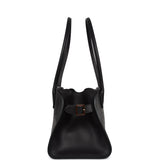 The Row Margaux Shoulder 12 Black Saddle Gold Hardware - Thumbnail View 3
