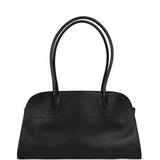The Row Margaux Shoulder 12 Black Saddle Gold Hardware - Thumbnail View 4