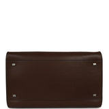 The Row Soft Margaux 15 Deep Brown Saddle Leather Silver Hardware - Thumbnail View 6