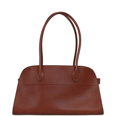 The Row Margaux Shoulder 12 New Burgundy Saddle Silver Hardware