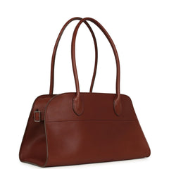 The Row Margaux Shoulder 12 New Burgundy Saddle Silver Hardware