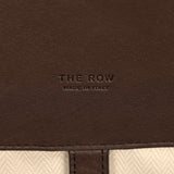 The Row Marlo 17 Tote Bag Walnut Shadow Saddle Leather Silver Hardware - Thumbnail View 8