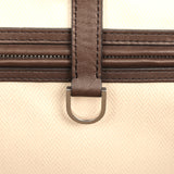 The Row Marlo 17 Tote Bag Walnut Shadow Saddle Leather Silver Hardware - Thumbnail View 9