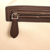 The Row Marlo 17 Tote Bag Walnut Shadow Saddle Leather Silver Hardware - Thumbnail View 10