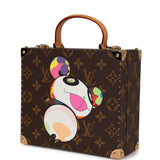 Vintage Louis Vuitton x Takashi Murakami Panda Jewelry Trunk Brown Monogram Brass Hardware