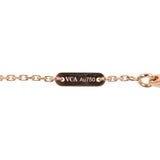 Van Cleef & Arpels Sweet Alhambra 18k Rose Gold Motif Bracelet