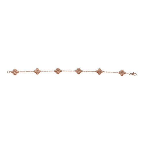 Van Cleef & Arpels Sweet Alhambra Bracelet 6 Motif 18K Rose Gold