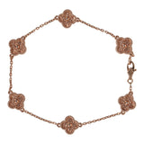 Van Cleef & Arpels Sweet Alhambra Bracelet 6 Motif 18K Rose Gold