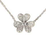 Van Cleef & Arpels Mini Frivole Bracelet Pave Diamonds & White Gold Hardware