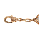 Van Cleef & Arpels Limited Edition Seoul Maison Vintage Alhambra 5 Motif Bracelet White Mother of Pearl & 18K Rose Gold Hardware - Thumbnail View 5