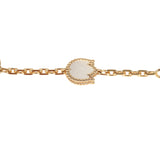 Van Cleef & Arpels Lucky Spring Butterfly 5 Motif Bracelet Lapis Lazuli, Mother of Pearl, Green Agate 18K Yellow Gold - Thumbnail View 7
